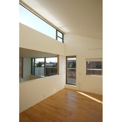 ハイサイドライトのある子供室