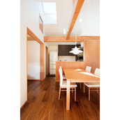 ダイニング上部のトップライト