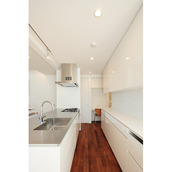 大容量のキッチン収納