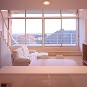 カウンターキッチンからの眺めも抜群