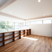 大容量の作り付け収納