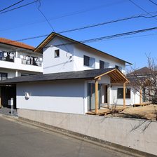大庭の家