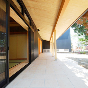 のんびりとした縁側