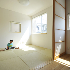 主寝室から見たバルコニー