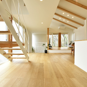 東側からLDKを見渡す