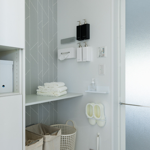 2階テラスとリビングとのつながり