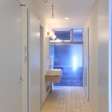 ファミリークローゼットと洗面を近くに配し家事をスムーズに