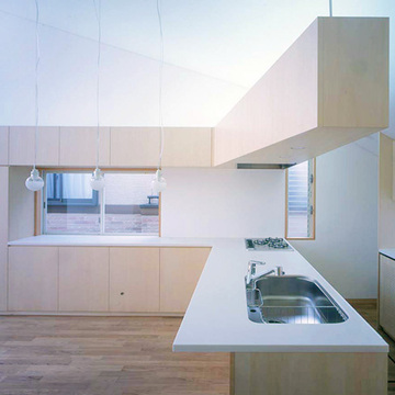 間接照明と一体化した家具