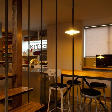 カフェのようなダイニングキッチン