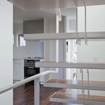 視線の抜ける階段