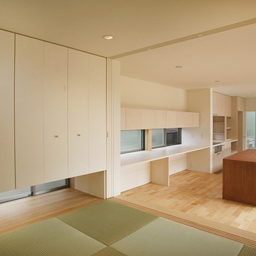 LDKと一体となった和室