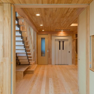 間仕切りで簡単に仕切れる広いLDK