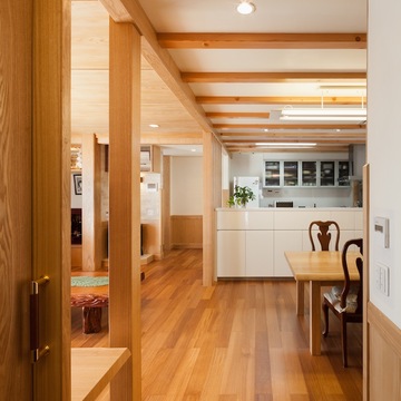 リノベーションで隅々まで綺麗なダイニングキッチン