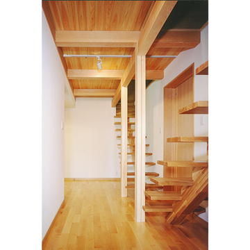 遊び心のある2階への階段