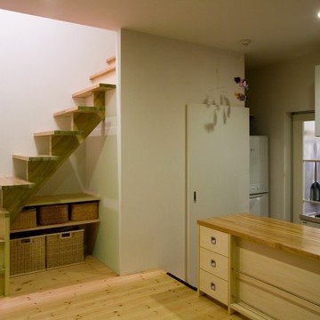 1階店舗裏にはキッチンスペース