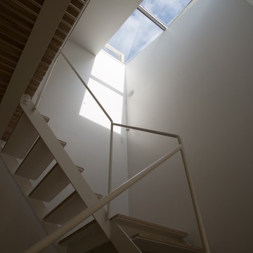 空を切り取ったような眺めのトップライト