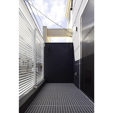 通気性のいいバルコニー