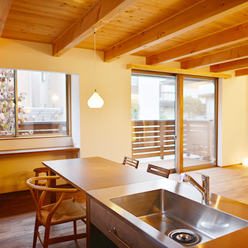 キッチンとダイニングの関係