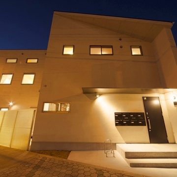 シェアハウスの夜景