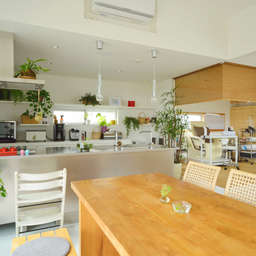 会話が弾むオープンキッチン