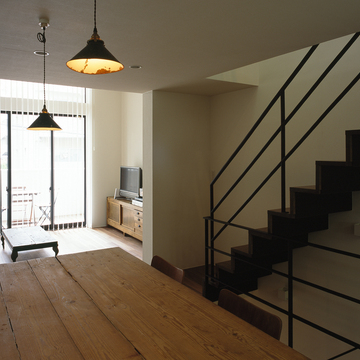 ハイサイドライトのある家