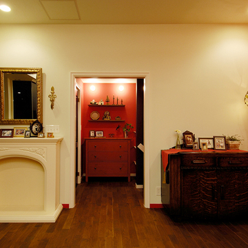 アールヌーボー調のインテリアでくつろぎの空間