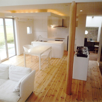 自然素材の優しいLDK