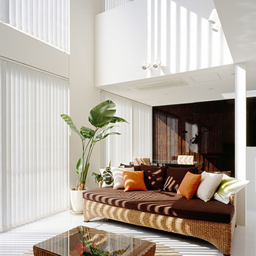 開放的なゆったりリビング