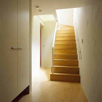 木の階段スペース