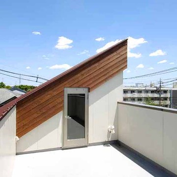 開放感がある屋上スペース