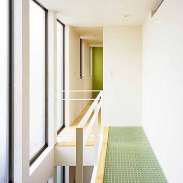 日当りがいい階段スペース