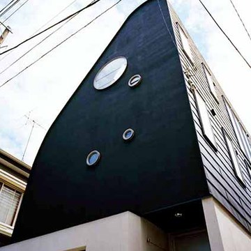 曲線が美しい外観