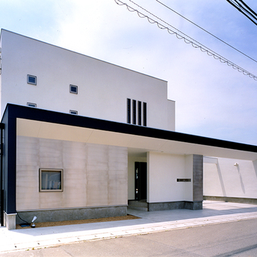 開放感のあるシンプルな住宅