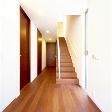 広々とした玄関