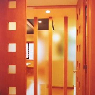 キッチンの目隠しスクリーン