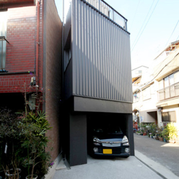 狭小住宅でも駐車場つき