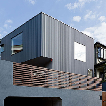 ガルバリウム鋼板の外観