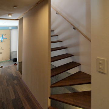 光と風を通す階段