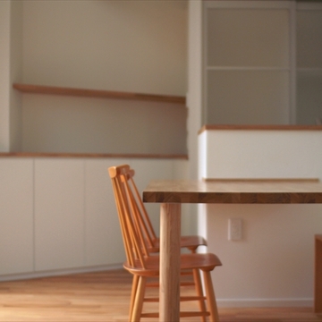 角度のある収納