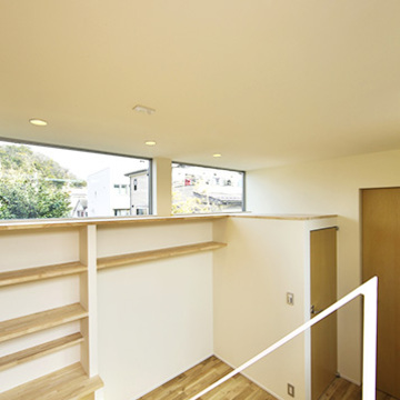 ハイサイドライトから光を取り込む