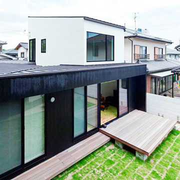 上から見下ろした外観。