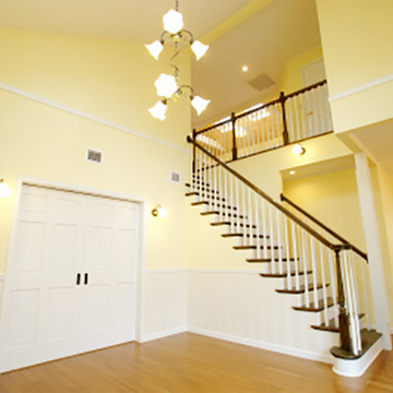 リビング吹き抜け