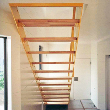 土間とスケルトンな階段により開放感のある玄関