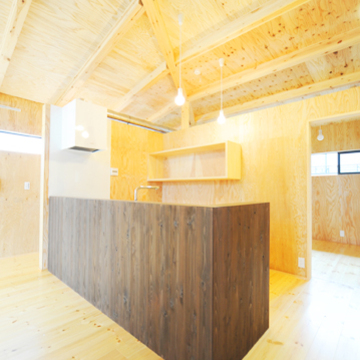 ナチュラルで開放的なキッチン