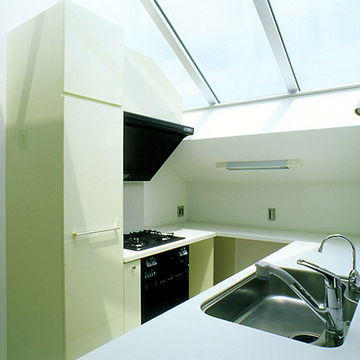 都心で光を取り入れる