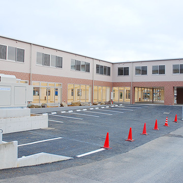 暖色系の温かみのある外観