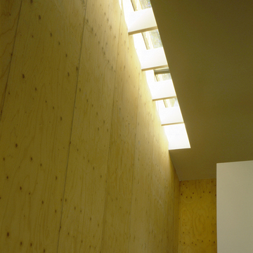 リビング上部のトップライト