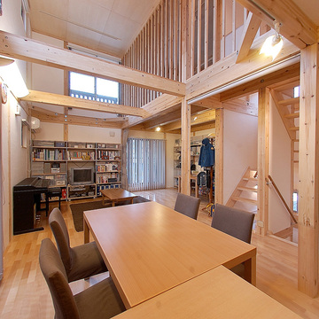 2階3階の吹き抜け