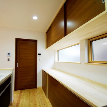 キッチン造作棚