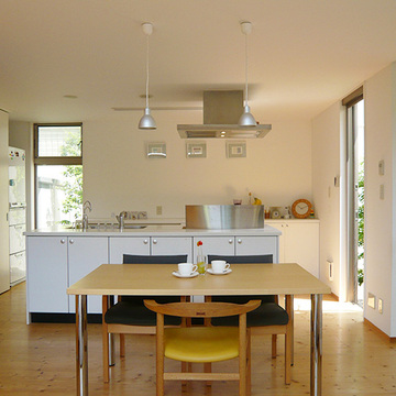 アイランドタイプのキッチン